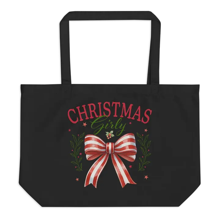 Christmas Girly Tote product image (1)