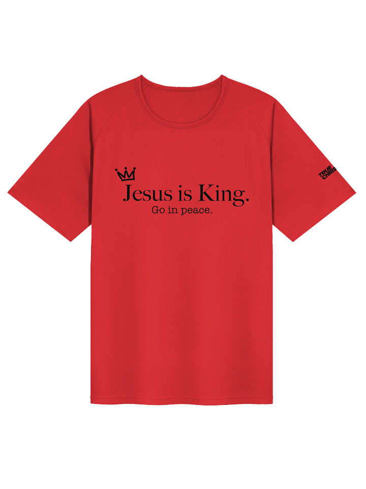 Athletic Jesus is King Black Txt product image (4)