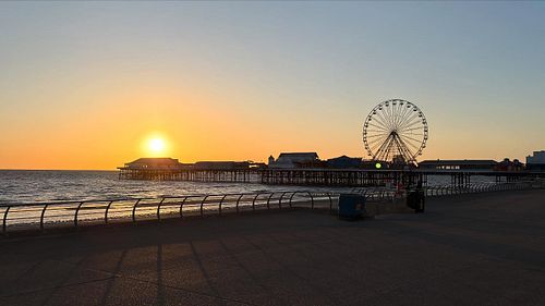 Blackpool sunset
