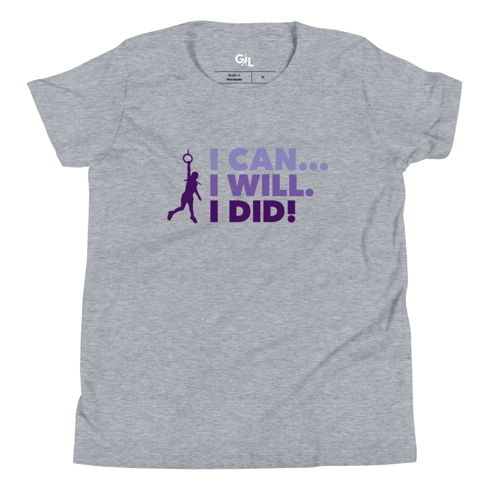 I Can... I Will. I Did! Purple Kids Tee product image (1)