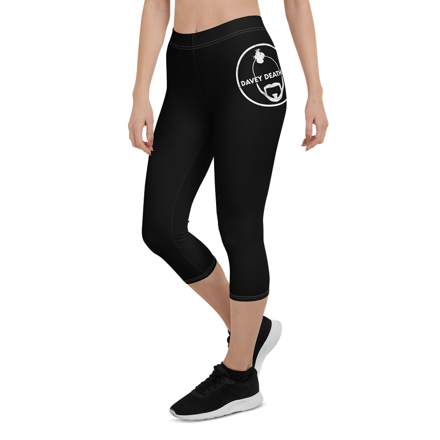 Death Squad Slime Capri Yoga Pants Black product image (6)
