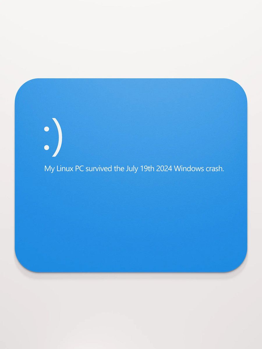 My Linux PC Survived Mouse Pad product image (2)