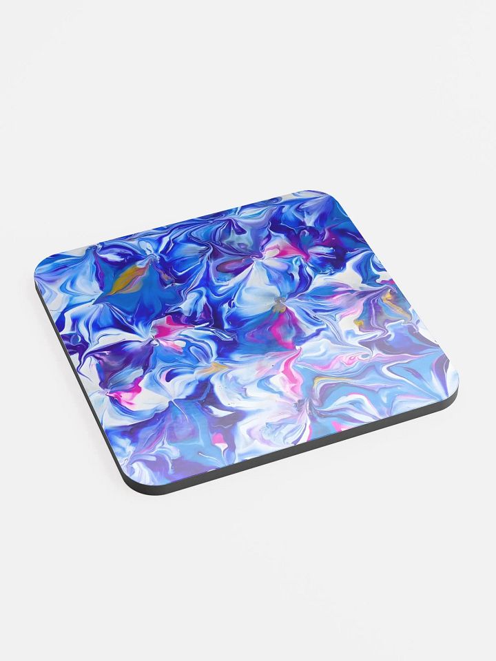 Ocean Blossoms Fluid Art Coaster product image (2)