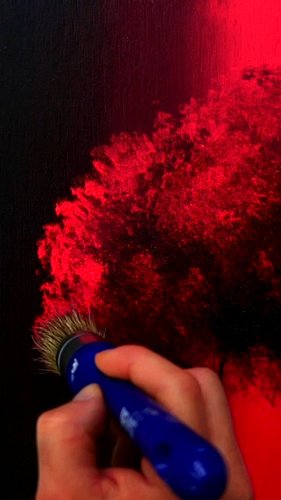 Painting Red Tree on Black Canvas Oval Brush Art #acrylicpainting #treeart #paintingtechniques #art 

Unlock the elegance of ...