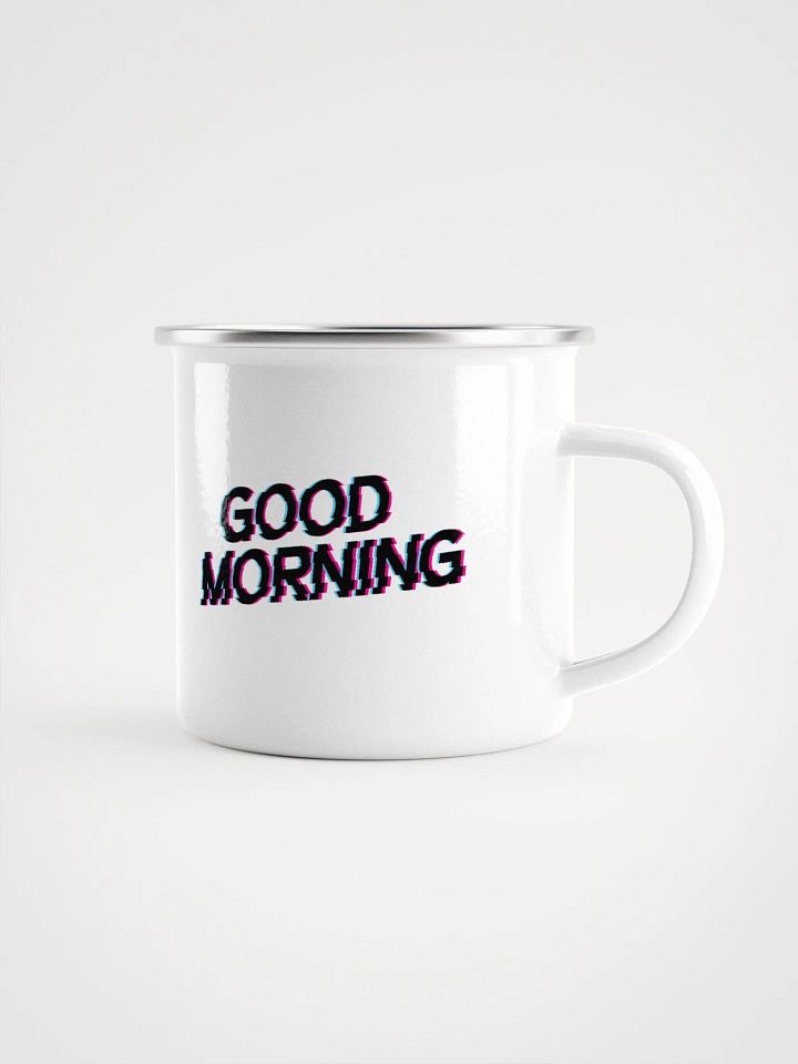 Good Morning Enamel Mug product image (1)
