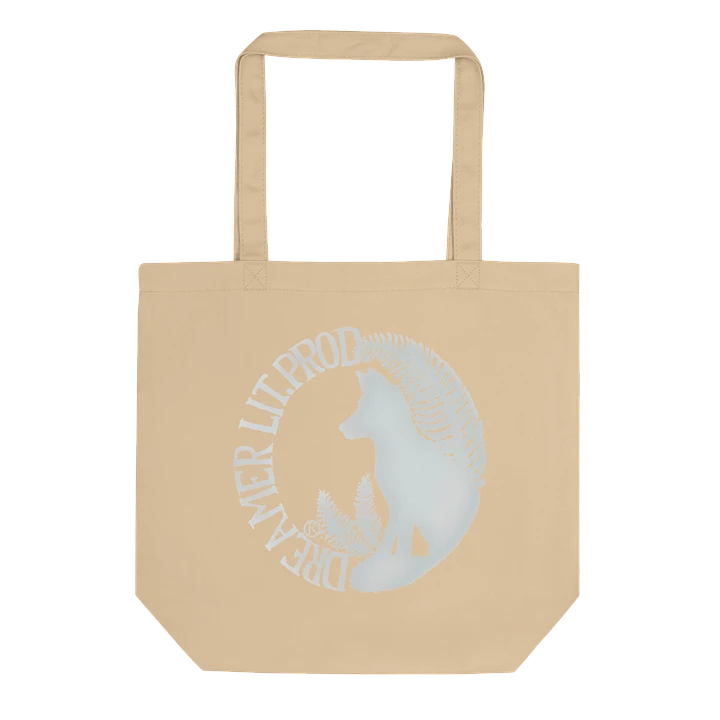 Dreamer Books Tote Bag (Tan w/white logo) product image (1)