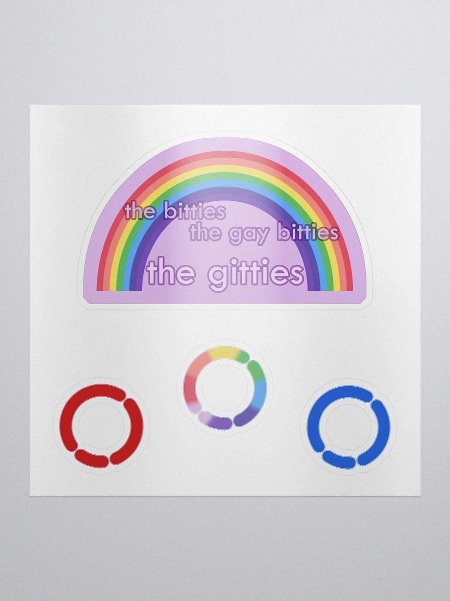 Gay Bitties: Detroit Become Gay Sticker Sheet product image (1)