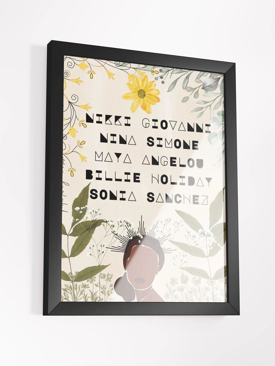 fierce art heroines - framed design product image (3)