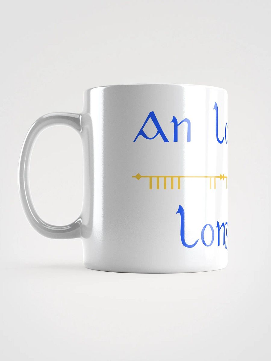 Longford/An Longfort Scholastic style Ogham White Glossy Mug product image (6)