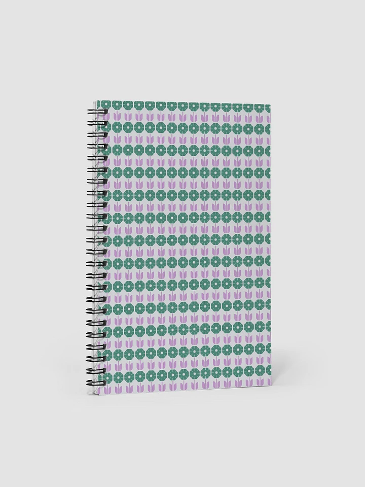 funky flower pattern notebook product image (1)