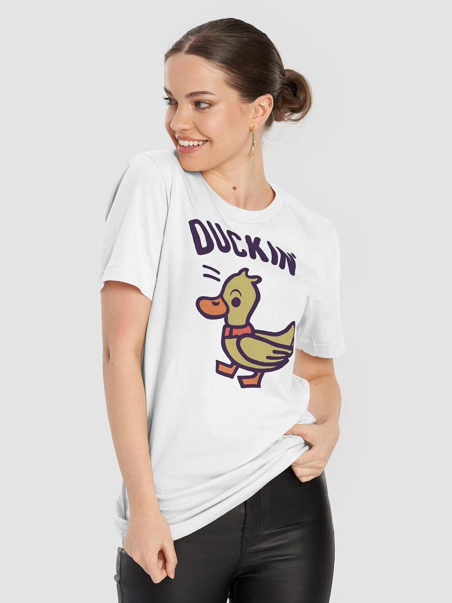 Cute Duckling Cartoon T-Shirt, Funny Duck Graphic Tee, Unisex Casual Shirt for Duck Lovers Classic Tee product image (3)