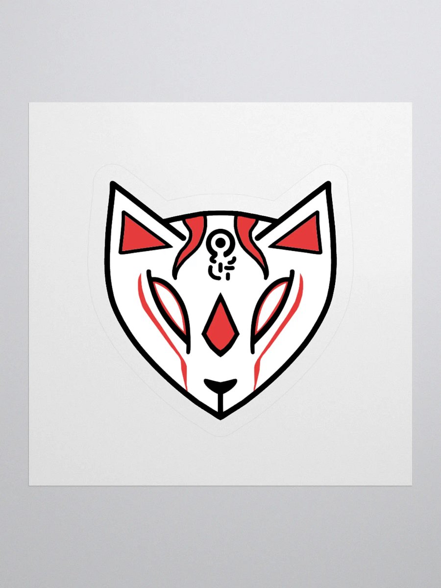 Yasumo Family Fox Mask Sticker product image (1)