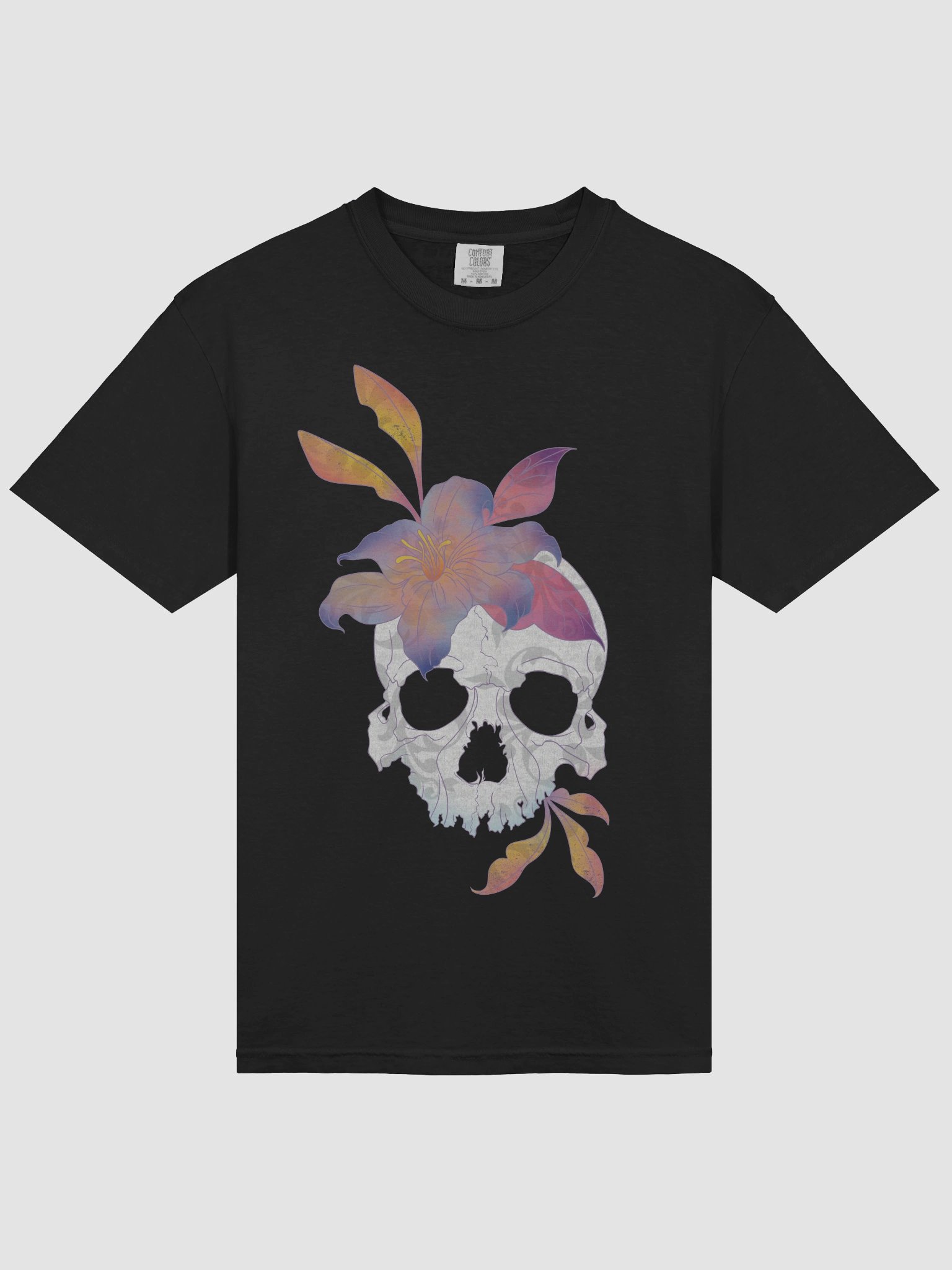 Floral Skull Delight T-Shirt product image (3)