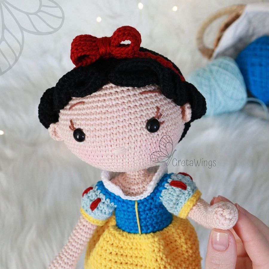 Princess Snow White Amigurumi Crochet Pattern (Digital Download) product image (3)