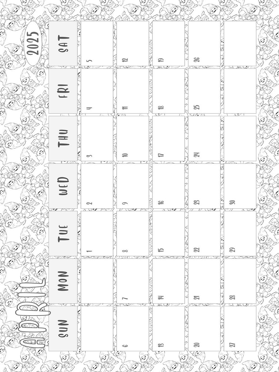 2025 A Gnomie Year Coloring Calendar product image (9)