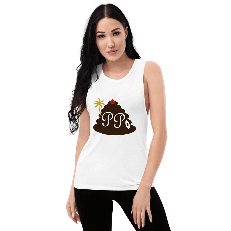 Poop Pees Classic Logo Flowy Muscle Tank product image (53)