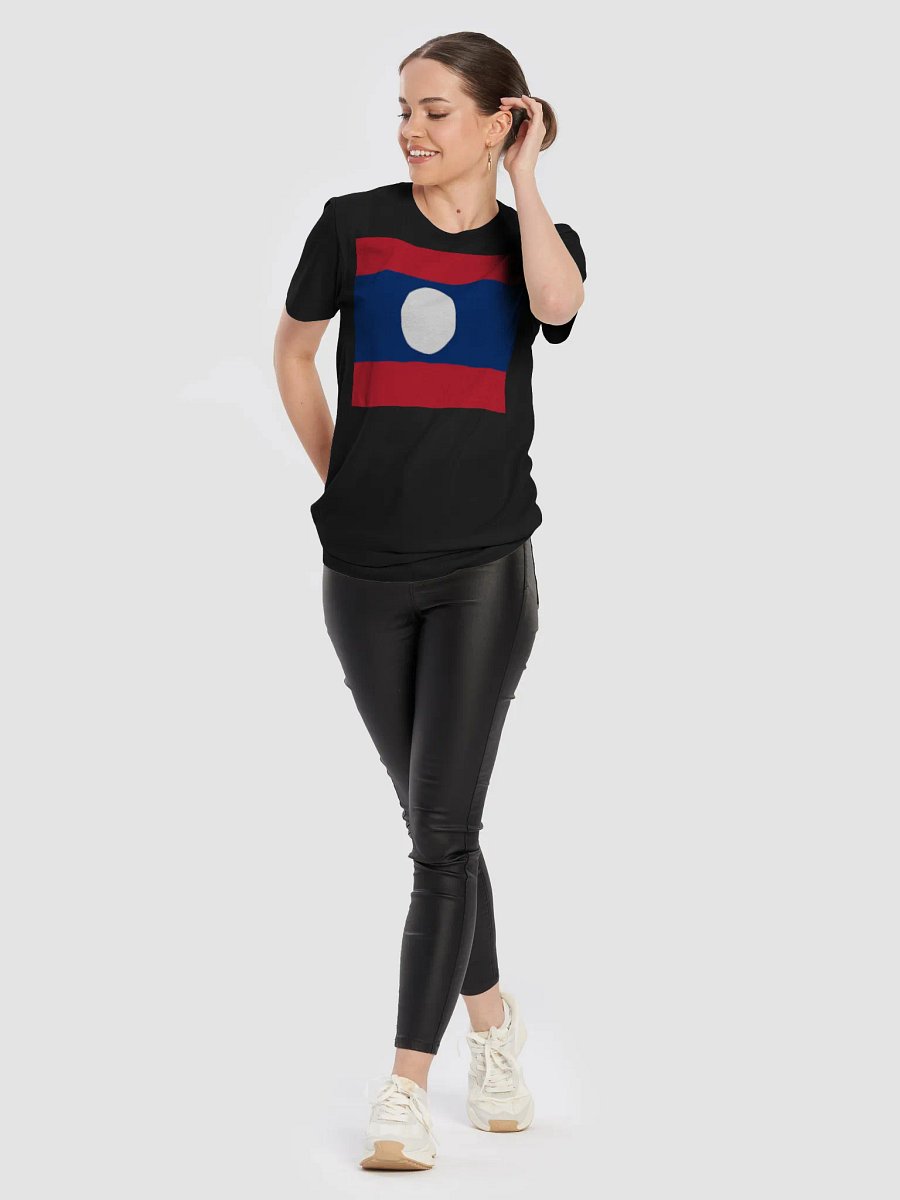 Graphic Grove Supersoft Unisex Laotian Flag T-Shirt - Exclusive product image (9)