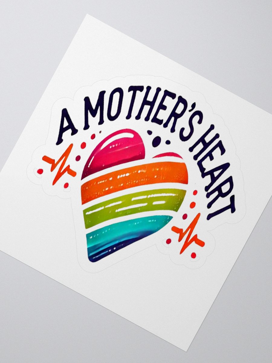Mother's Heart Kiss Cut Stickers product image (4)