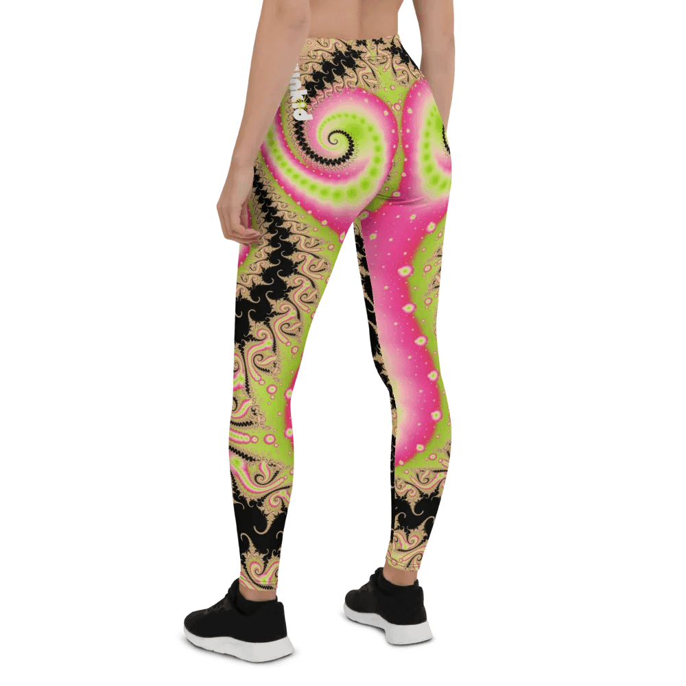 Fractal Leggings - Strawberry Spill product image (2)