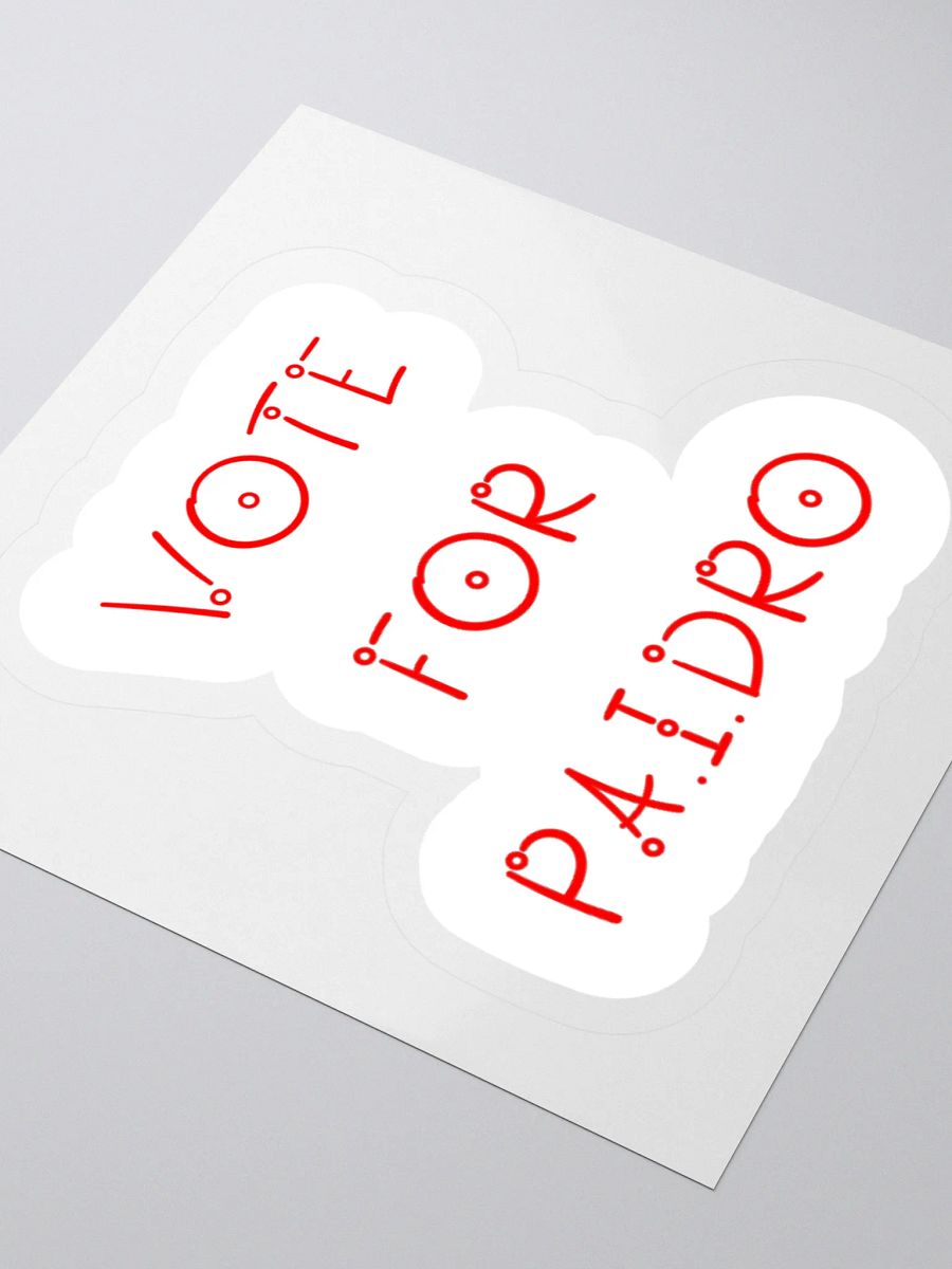 Vote For P.A.I.DRO Sticker product image (3)