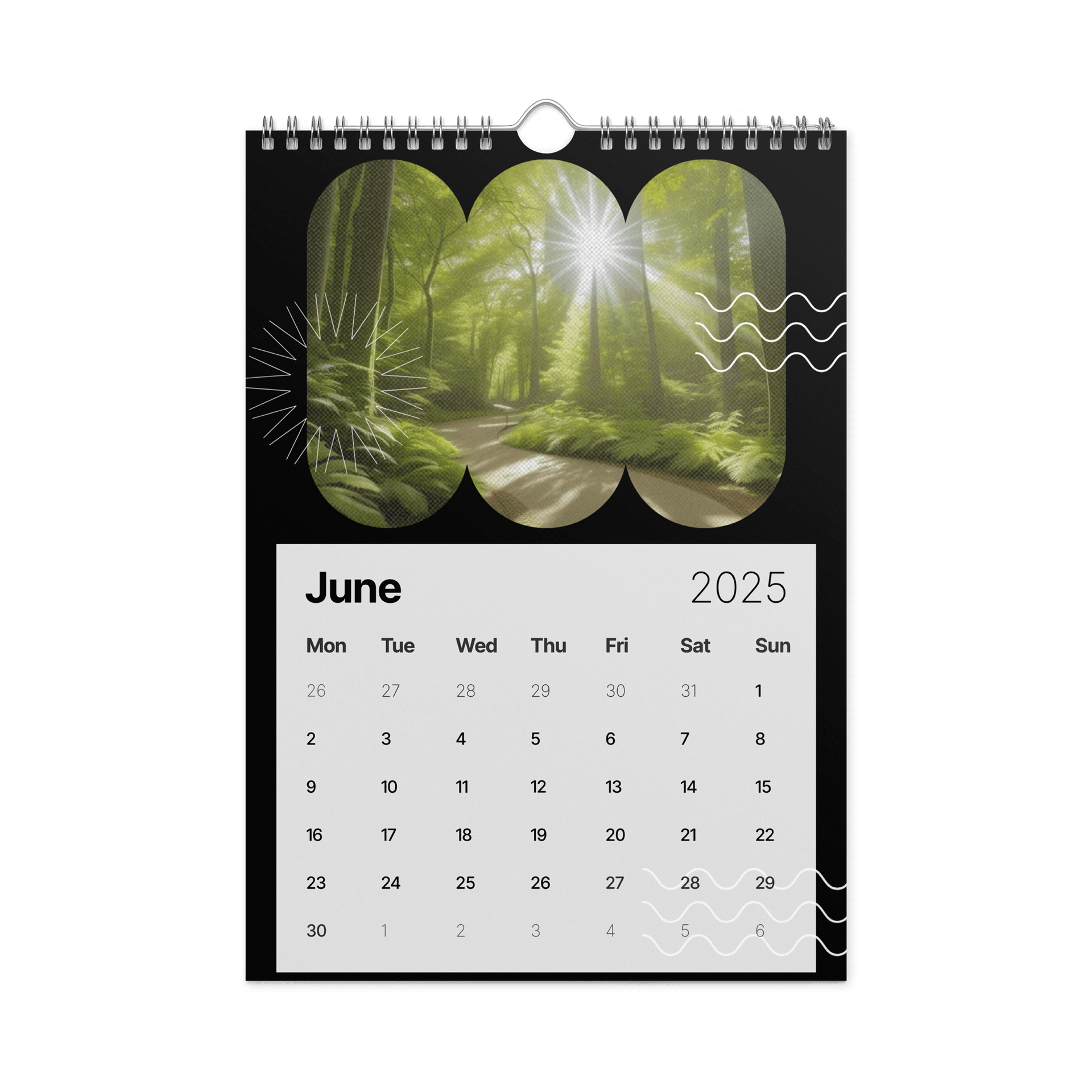 SEASONAL NATURE WALL CALENDAR 2026 product image (8)