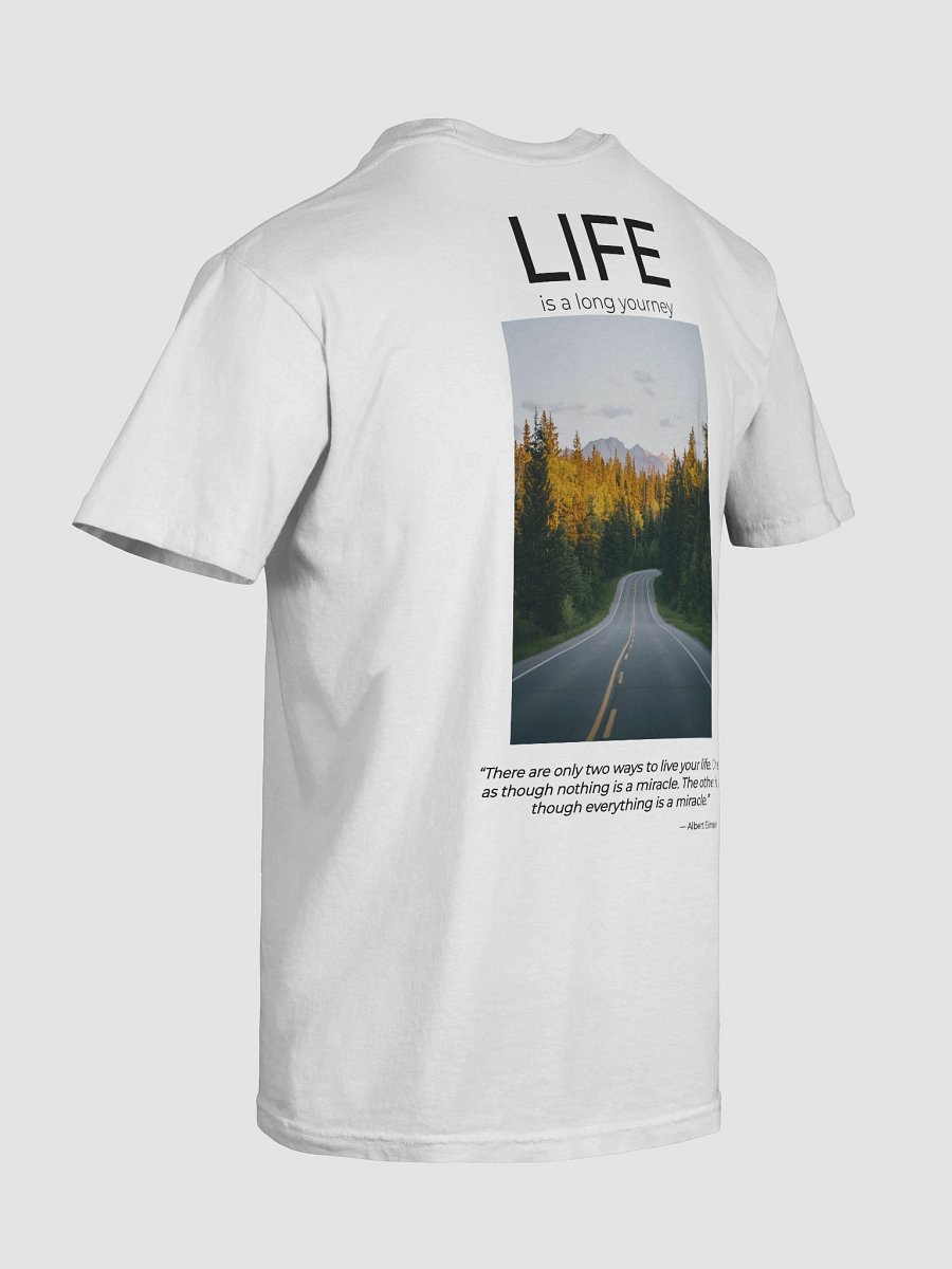sketch. Albert Einstein Life Quote tee product image (10)