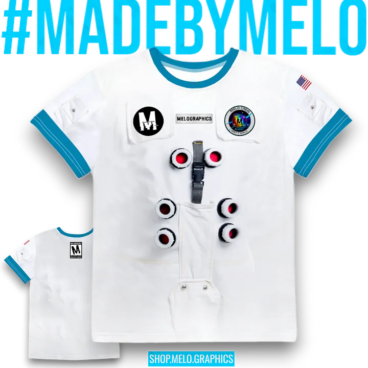 Astronaut Suit: #MeloCrew Cadet - Ultimate Youth T-Shirt | #MadeByMELO product image (1)