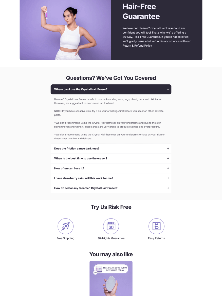 Bleame - PageFly Template (Home page + Product page) product image (7)