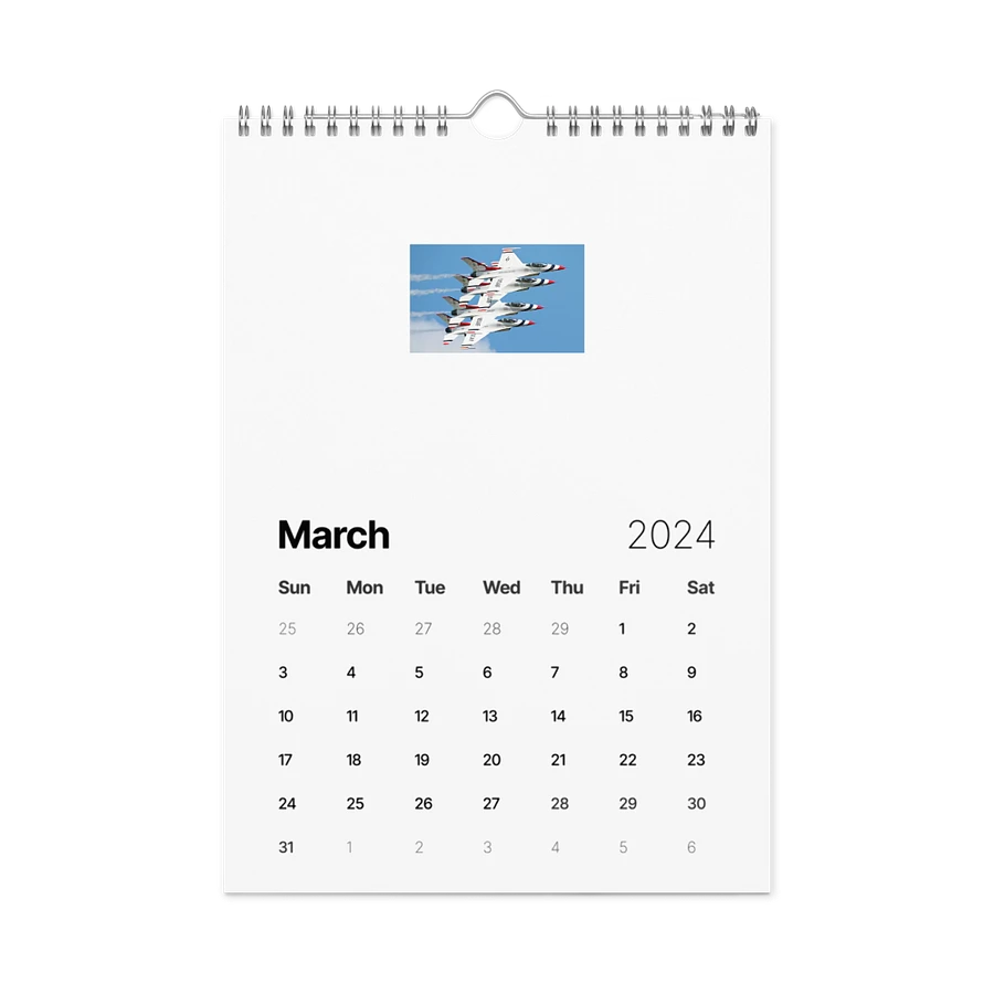 F-16: 2024 Wall Calendar product image (14)