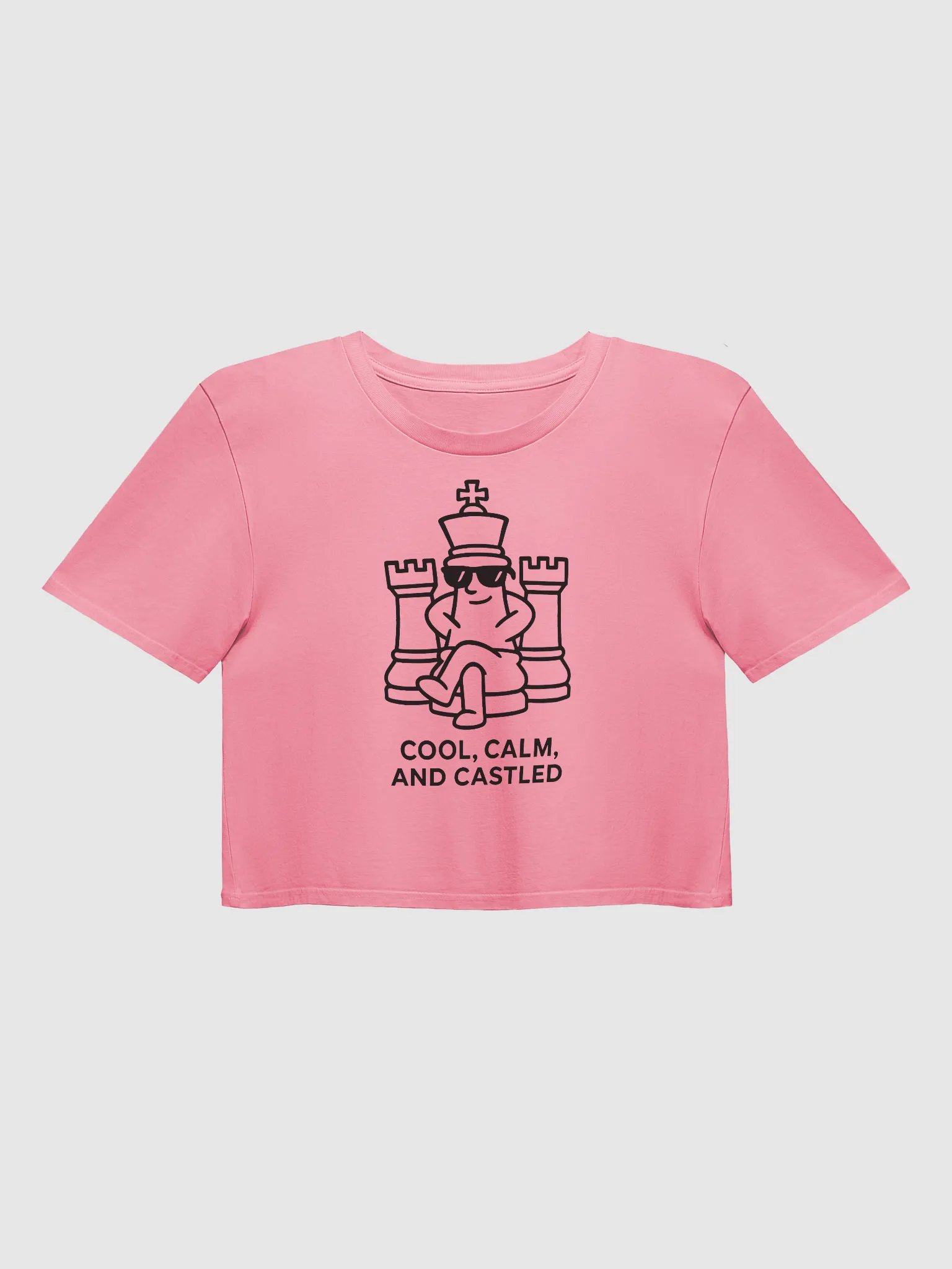 Cool, Calm, and Castled - Women's Premium Crop Top product image (1)