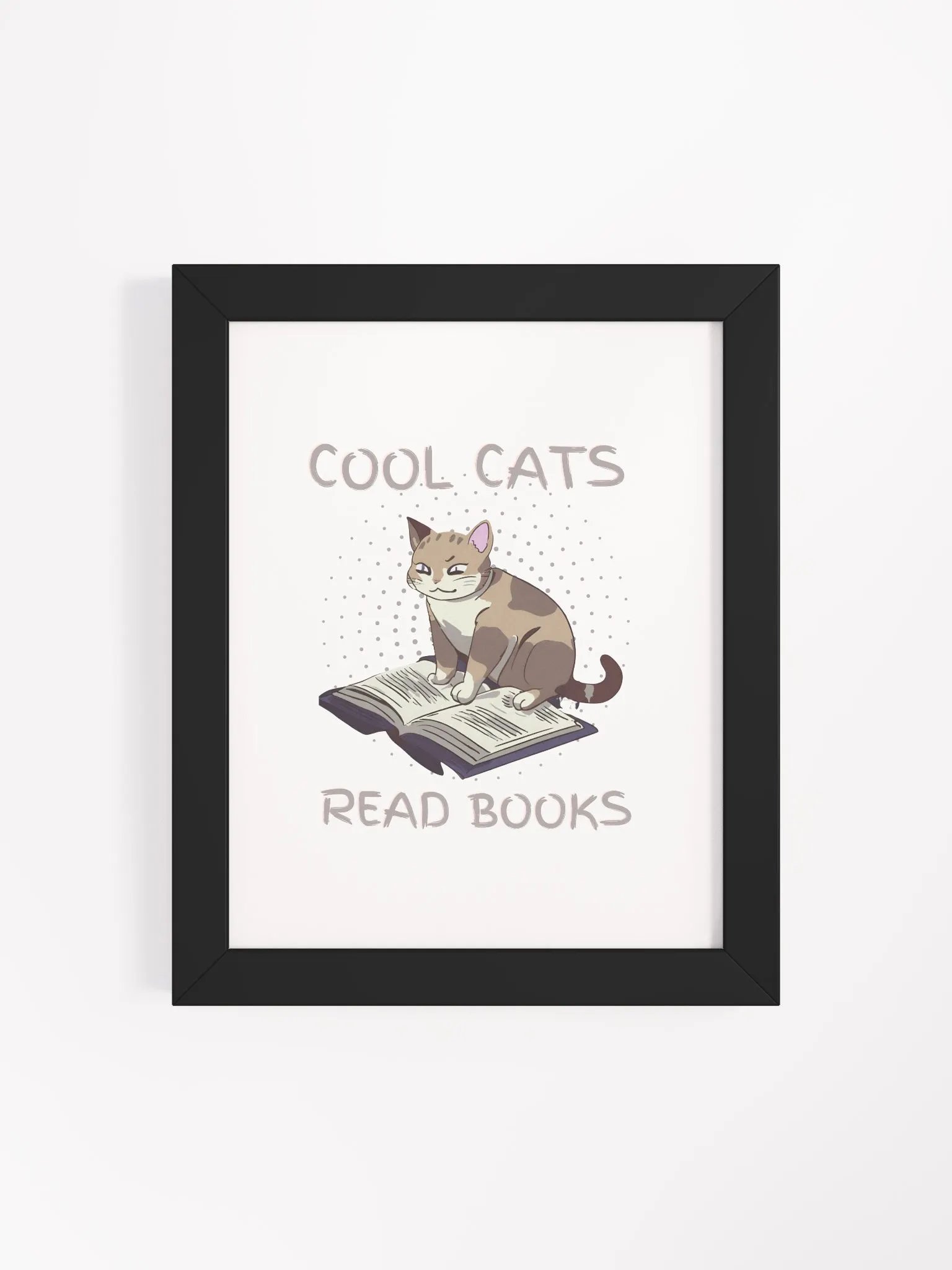 Cool Cats Read Books Framed Poster product image (64)