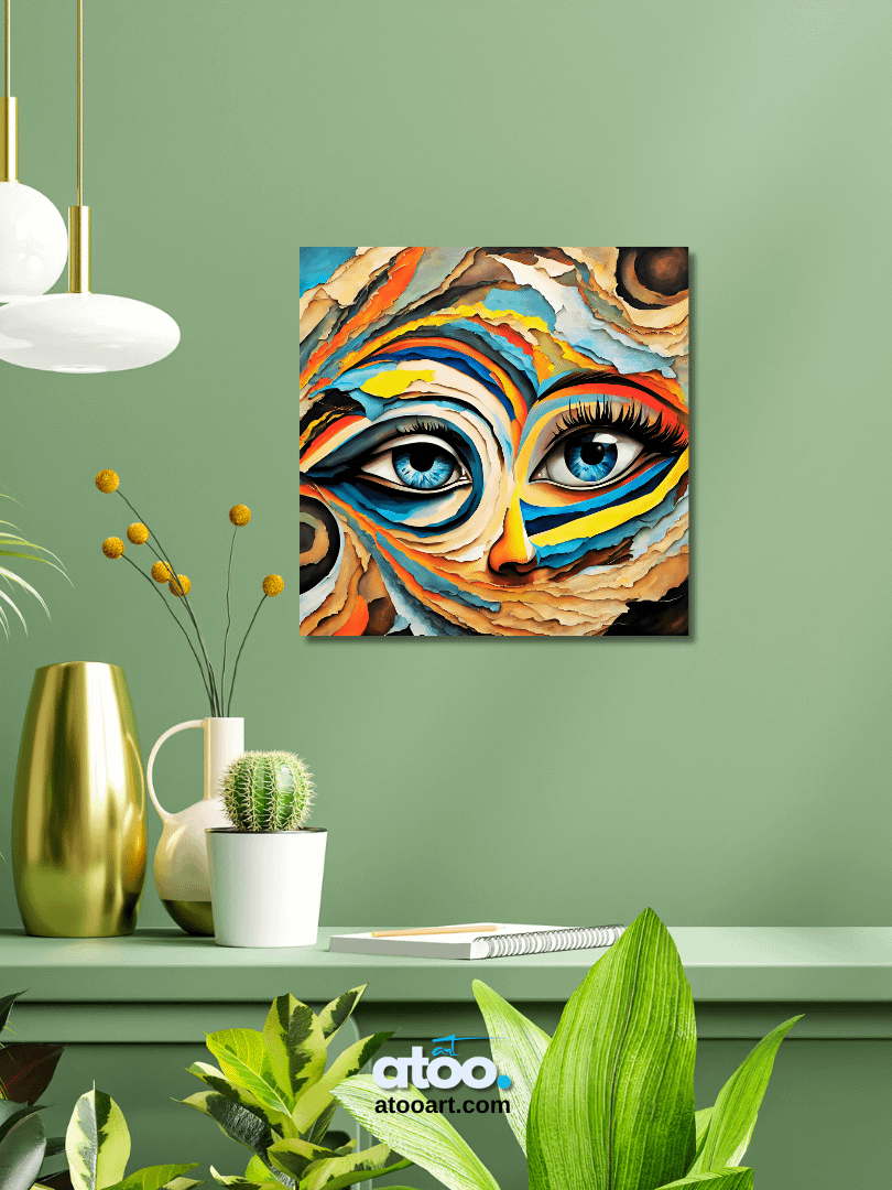 Paper Collection | The Surrealist Perspective On Life | Canvas Art Painting product image (4)