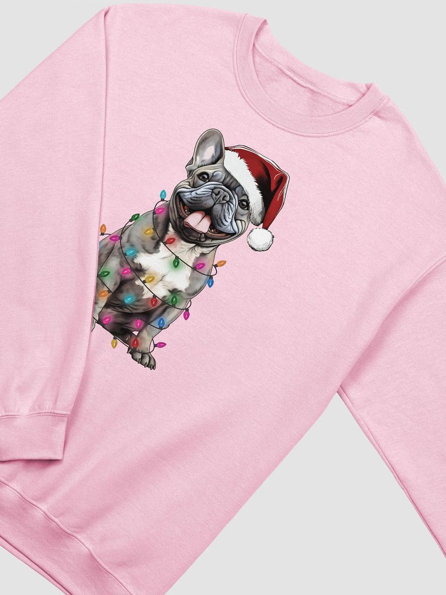 Funny French Bulldog(Blue) Christmas Sweatshirt for Frenchie Paw-rents product image (14)