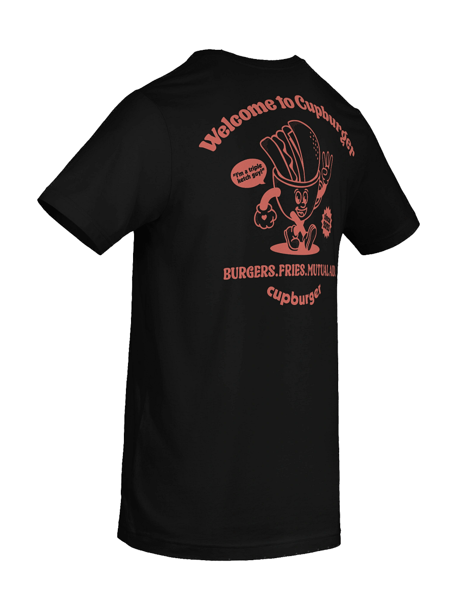 Cupburger "Fast Food" Black Tee product image (10)