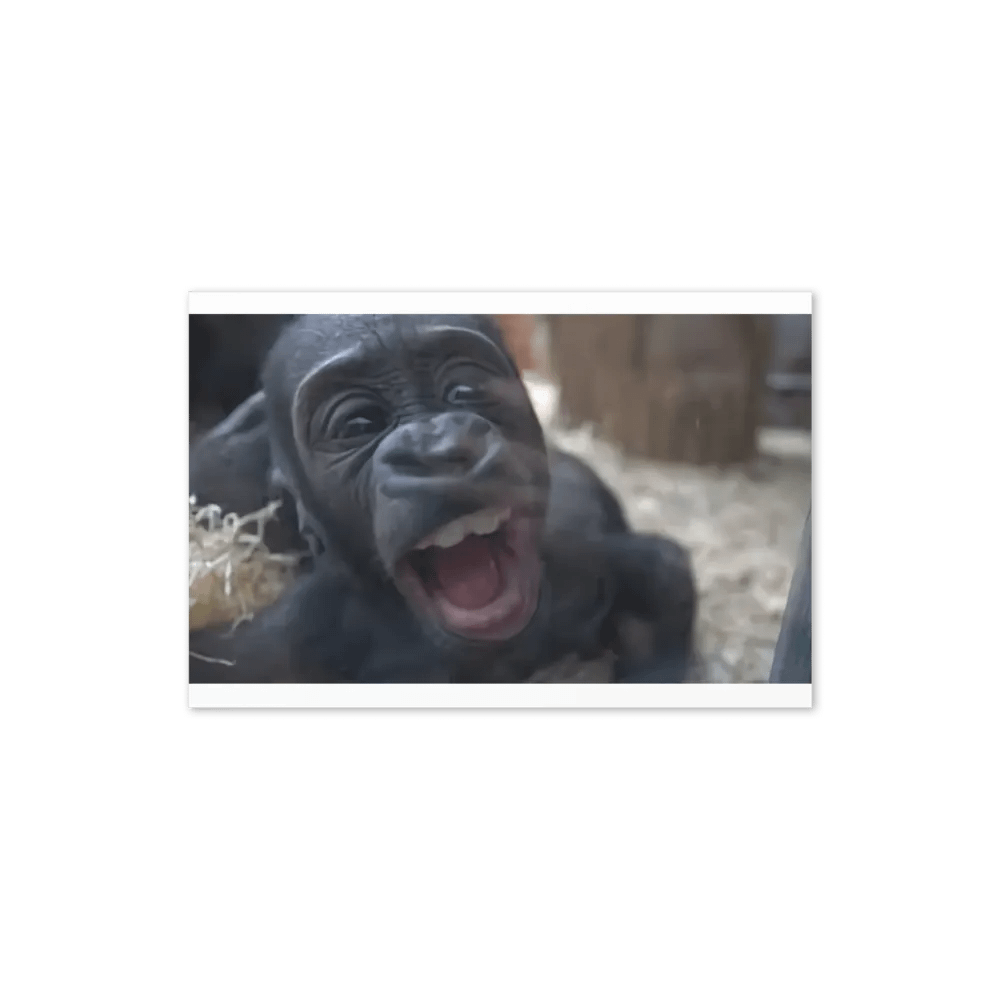 Curious Gorilla Greeting Card product image (4)