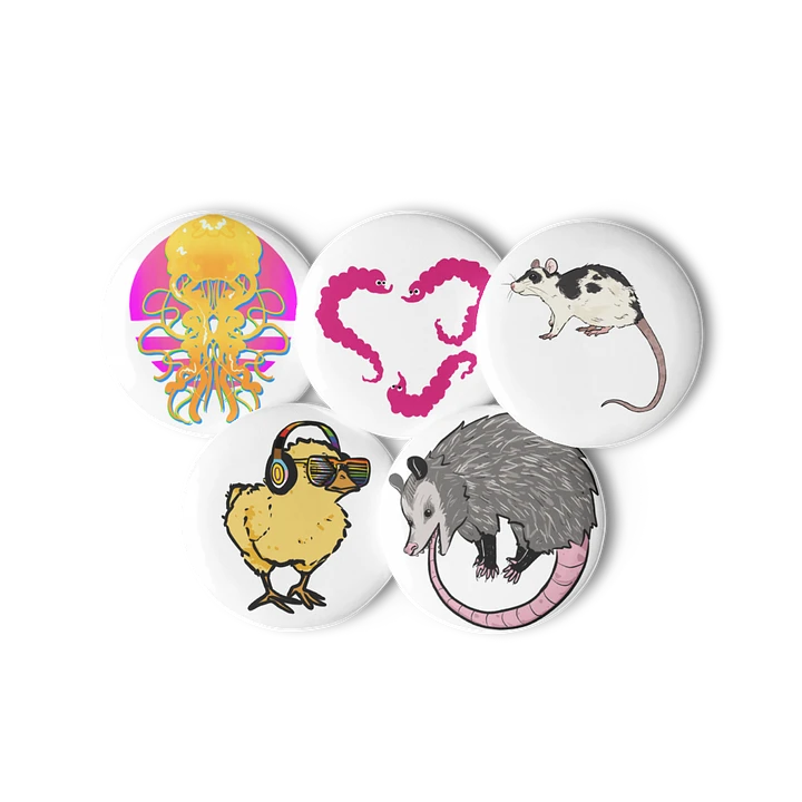 Shifty Animal badge set product image (1)