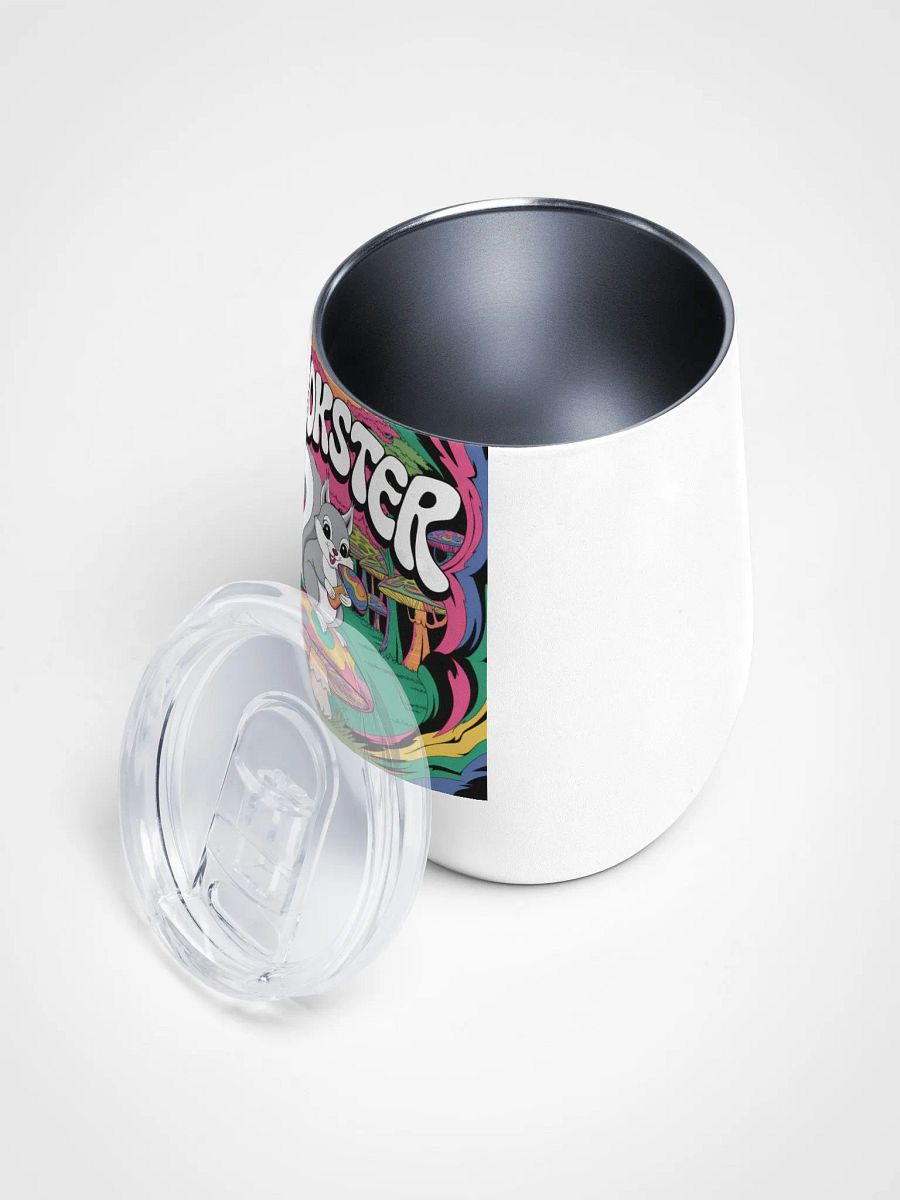 Psychedelic Squirrel Wine Tumbler product image (3)