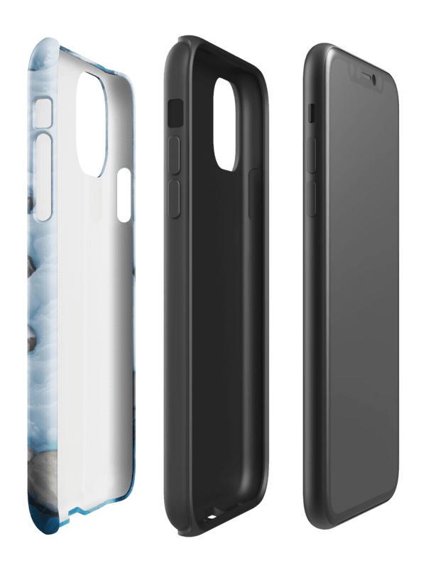 Winter Waterfall Stained Glass Effect - Tough Phone Case product image (93)