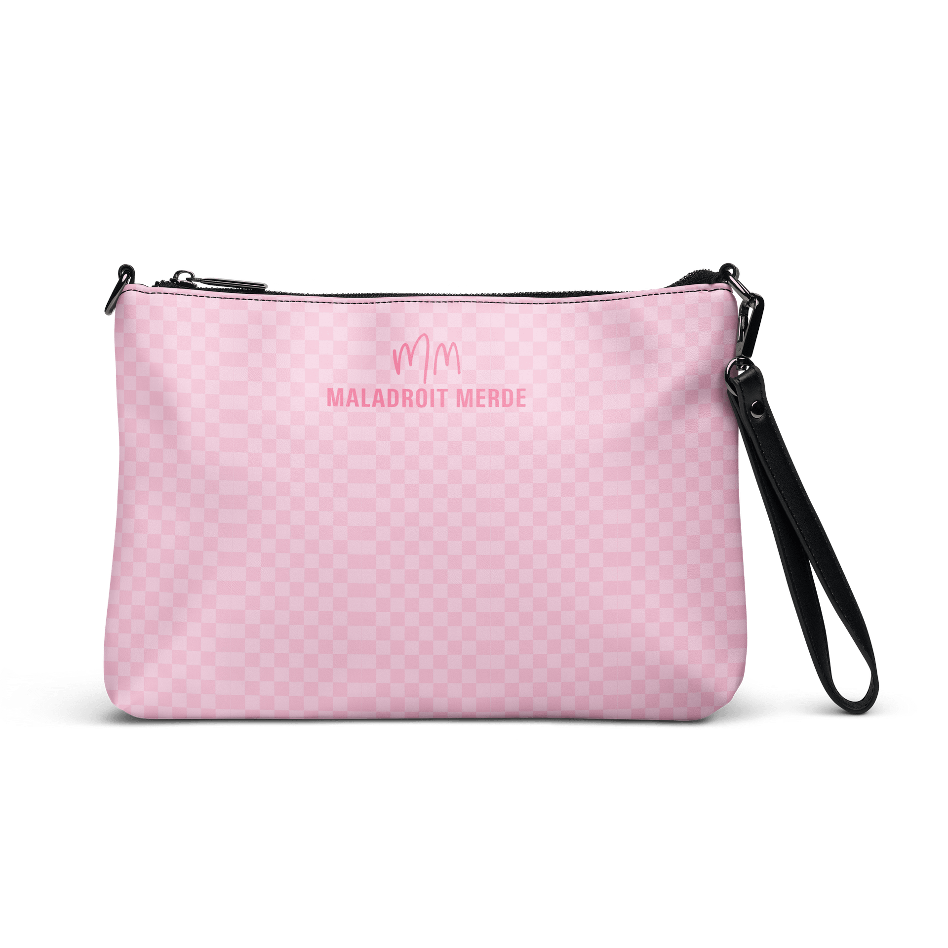 PINK CHECKERED BAG product image (1)