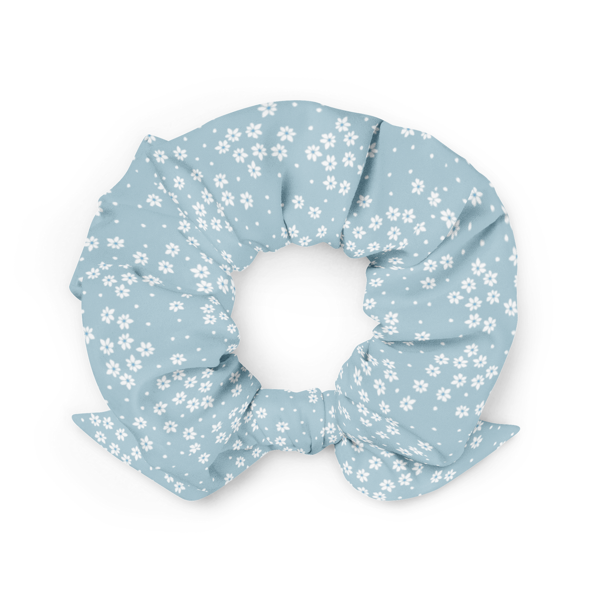 Baby Blue Daisy Scrunchie product image (2)