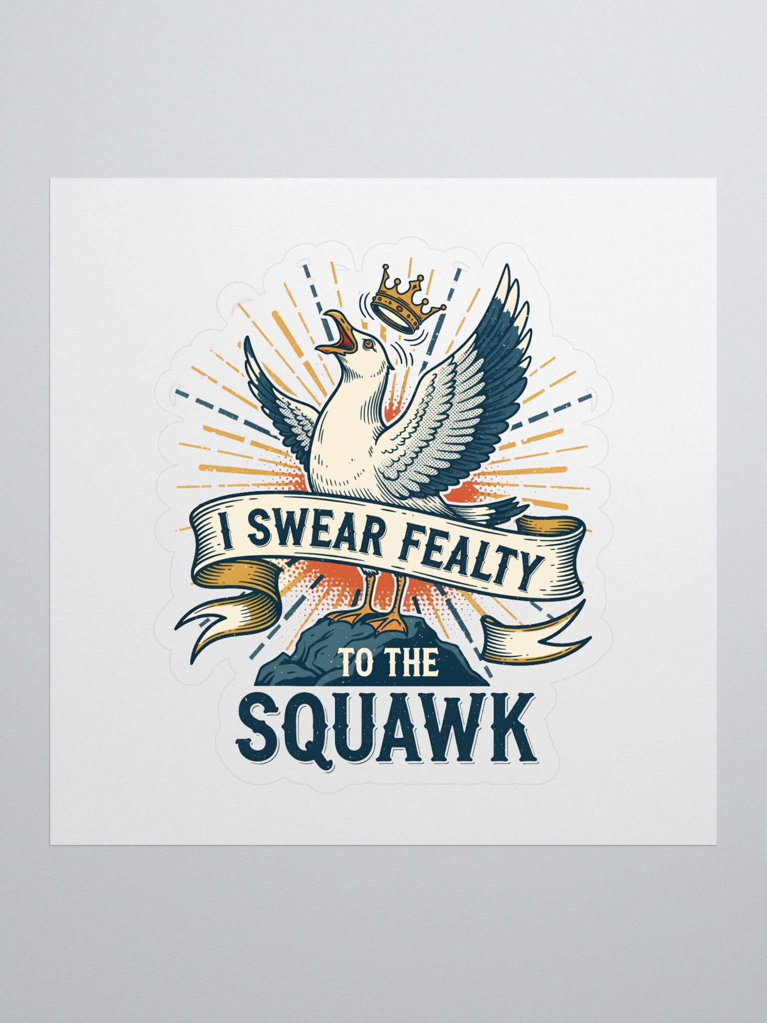 Swear Fealty to the Squawk Sticker product image (1)