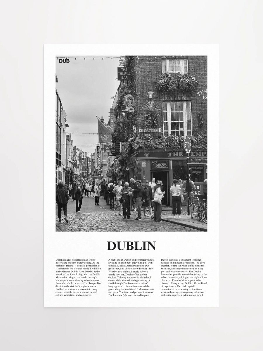 Dublin 01 Newspaper Poster product image (11)