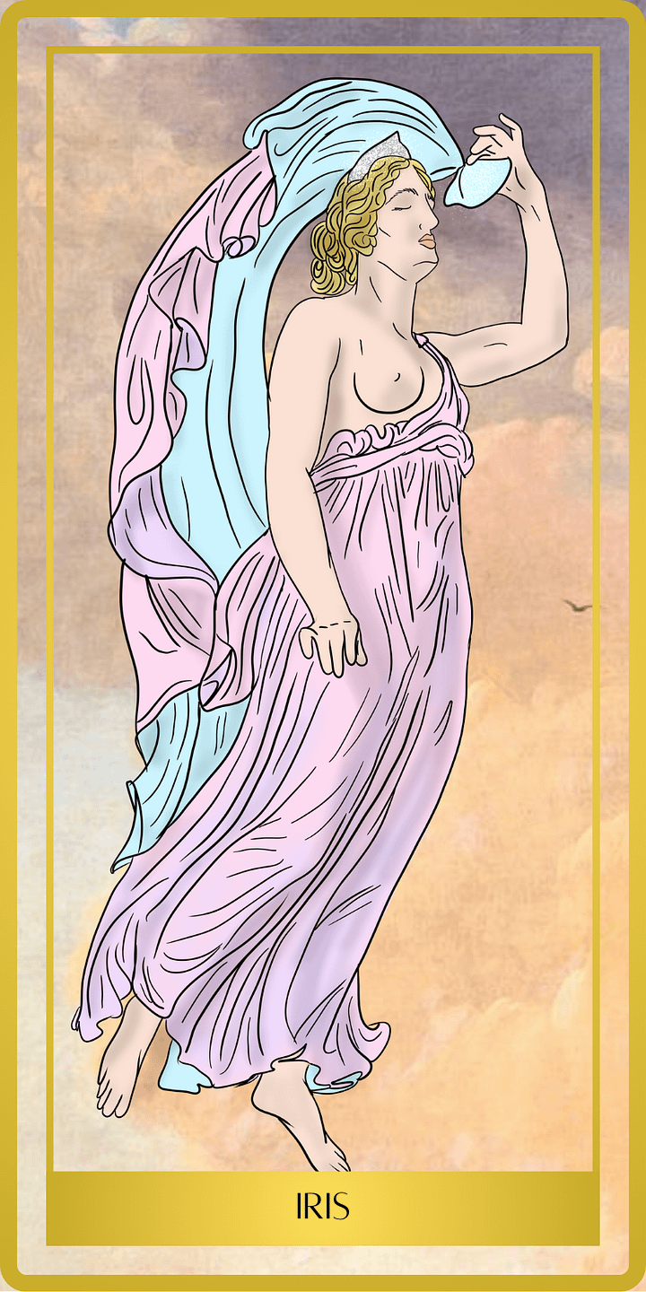 Printable Tarot Deck Ethereal Glow Greek Gods product image (2)