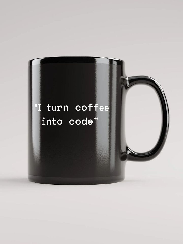 "I turn coffee into code" Mug product image (2)