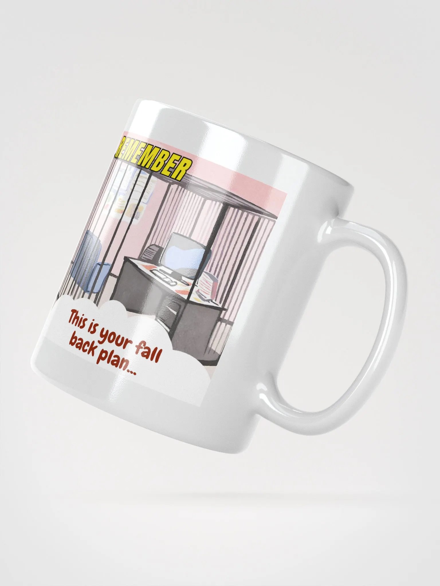 FALL BACK PLAN Ceramic Mug 11oz and 15 oz product image (4)