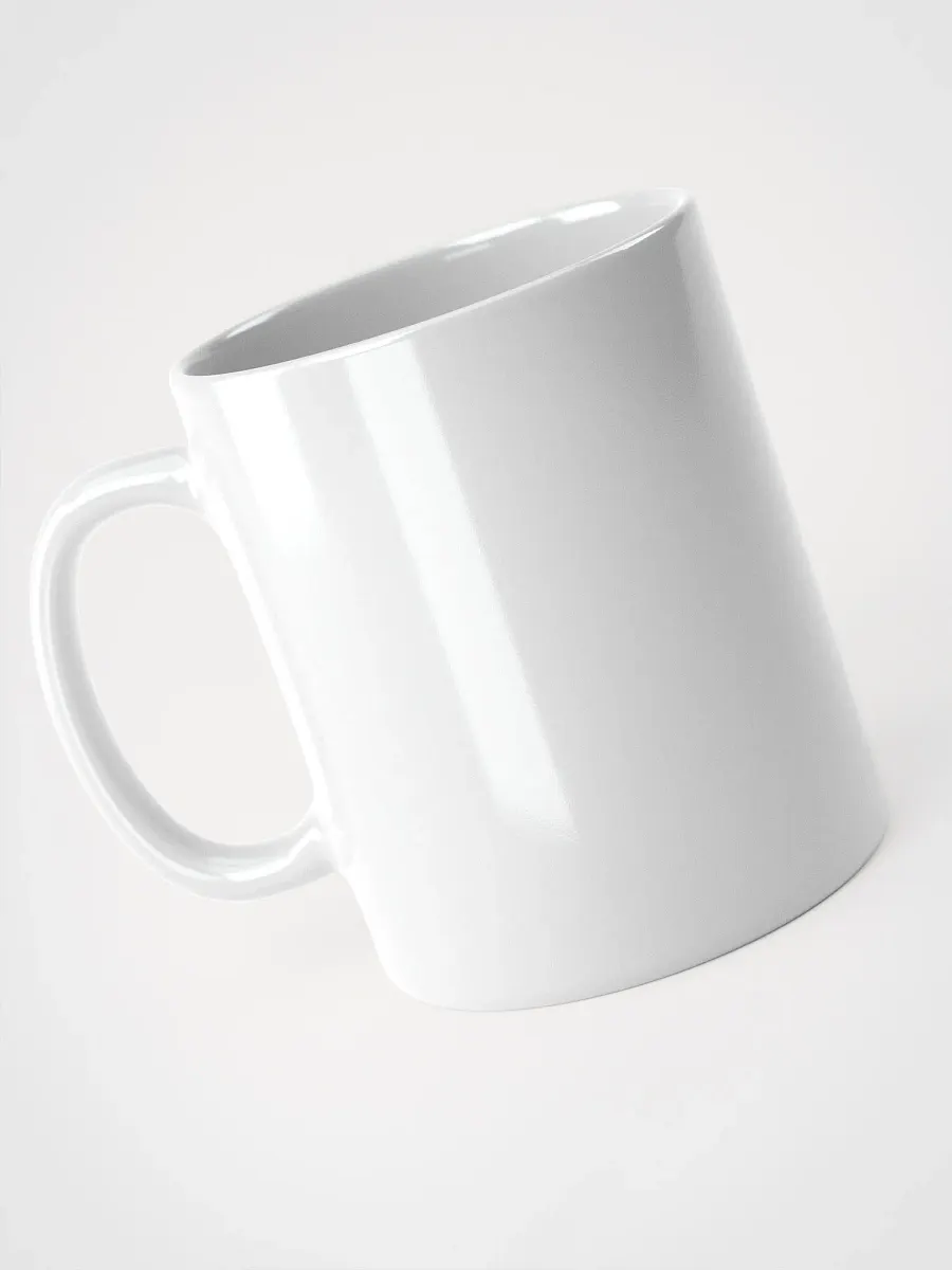 White Glossy Mug: flower and mountain product image (9)
