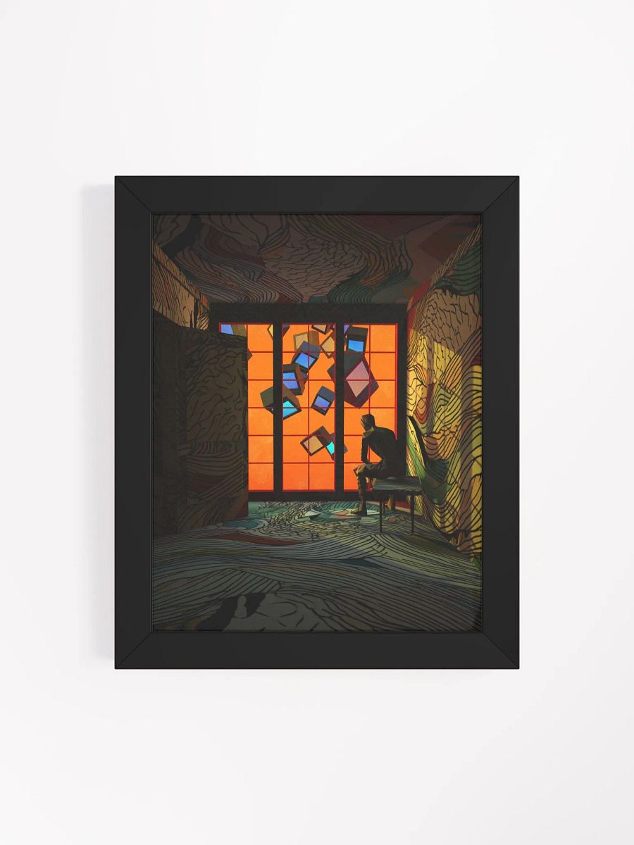 Morning Door Poster - Framed product image (128)