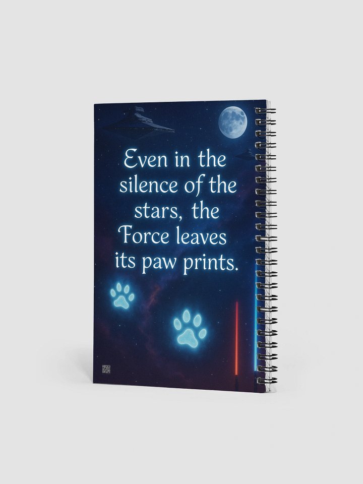 "Forcebound Pawprints" Spiral Notebook product image (2)