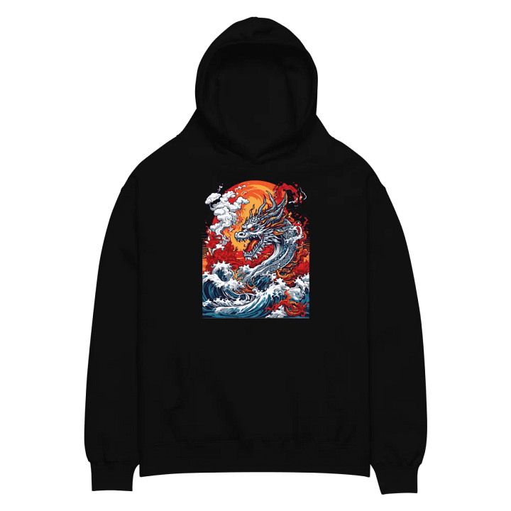Dragon's Wrath Unisex Oversized Hoodie product image (2)
