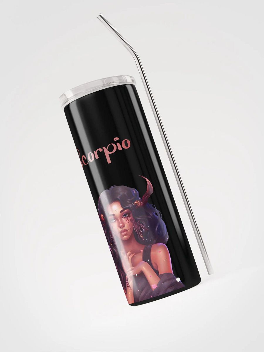 Embrace Scorpio Vibes with our Scorpio Girl Stainless Steel Tumbler | Eco-Friendly Chic product image (3)